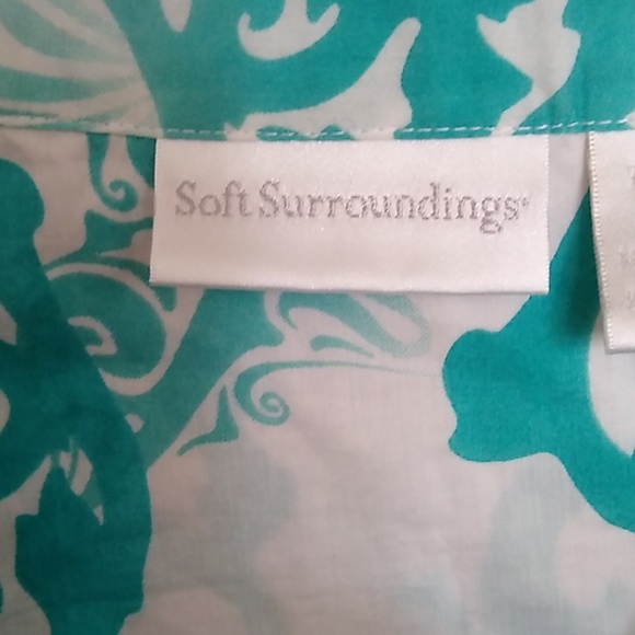 Soft Surroundings Cotton Silk Tunic Petite Small - Picture 2 of 7